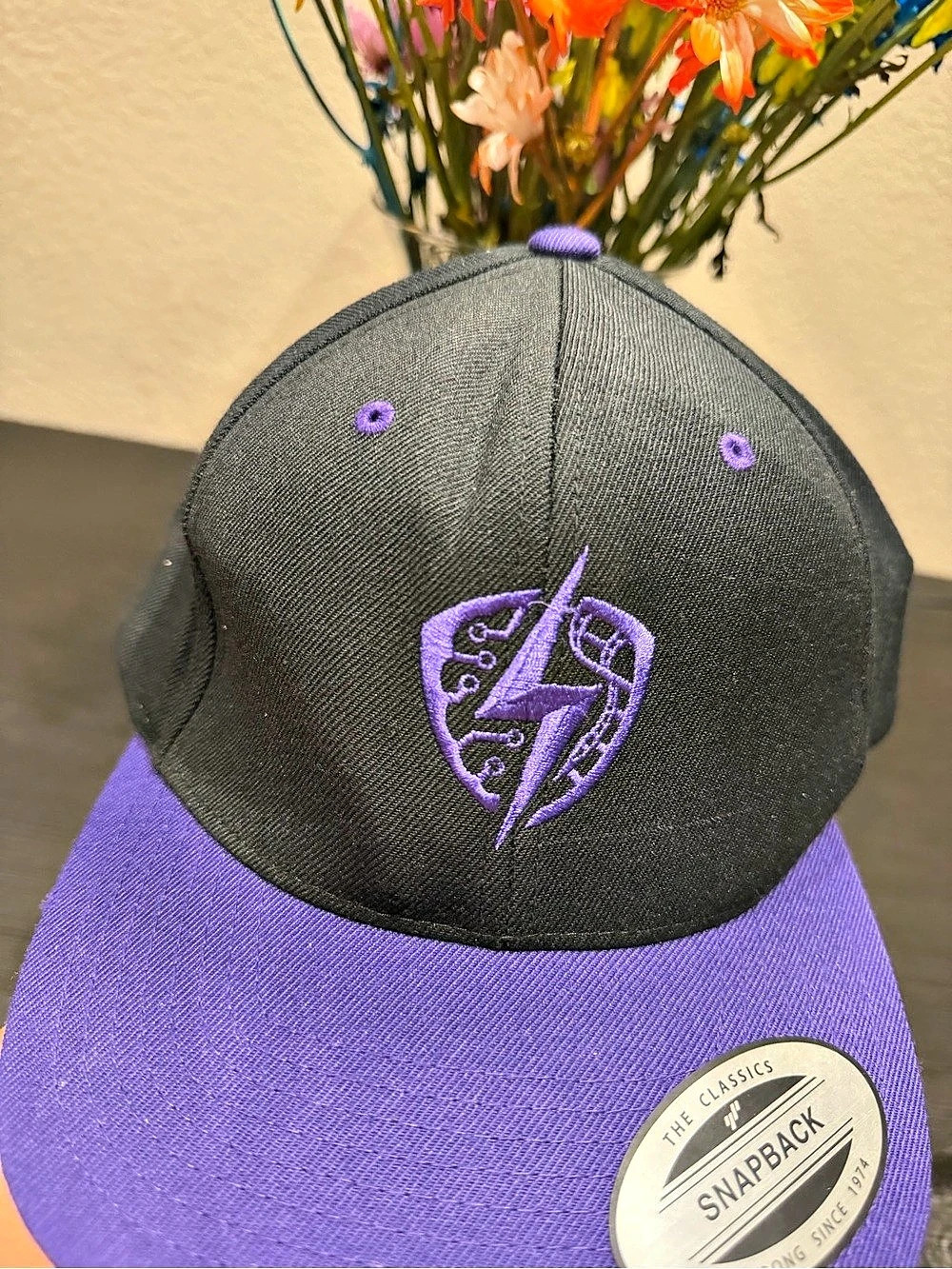 New Era Black & Purple Snapback